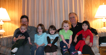 Us and grandkids, 2007